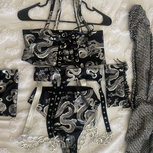 Diosa By Seco Silver Dragon Set